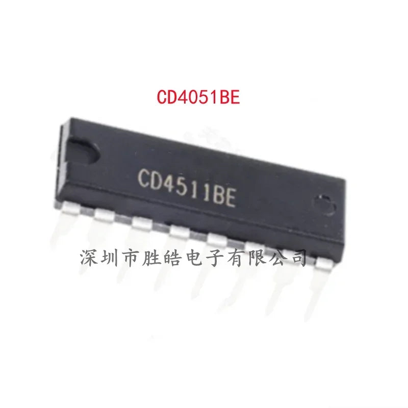 CD4051BE CMOS Multiplexer IC DIP-16 – 10 Pack | Logic Chip Integrated Circuit IC Axl Default Title