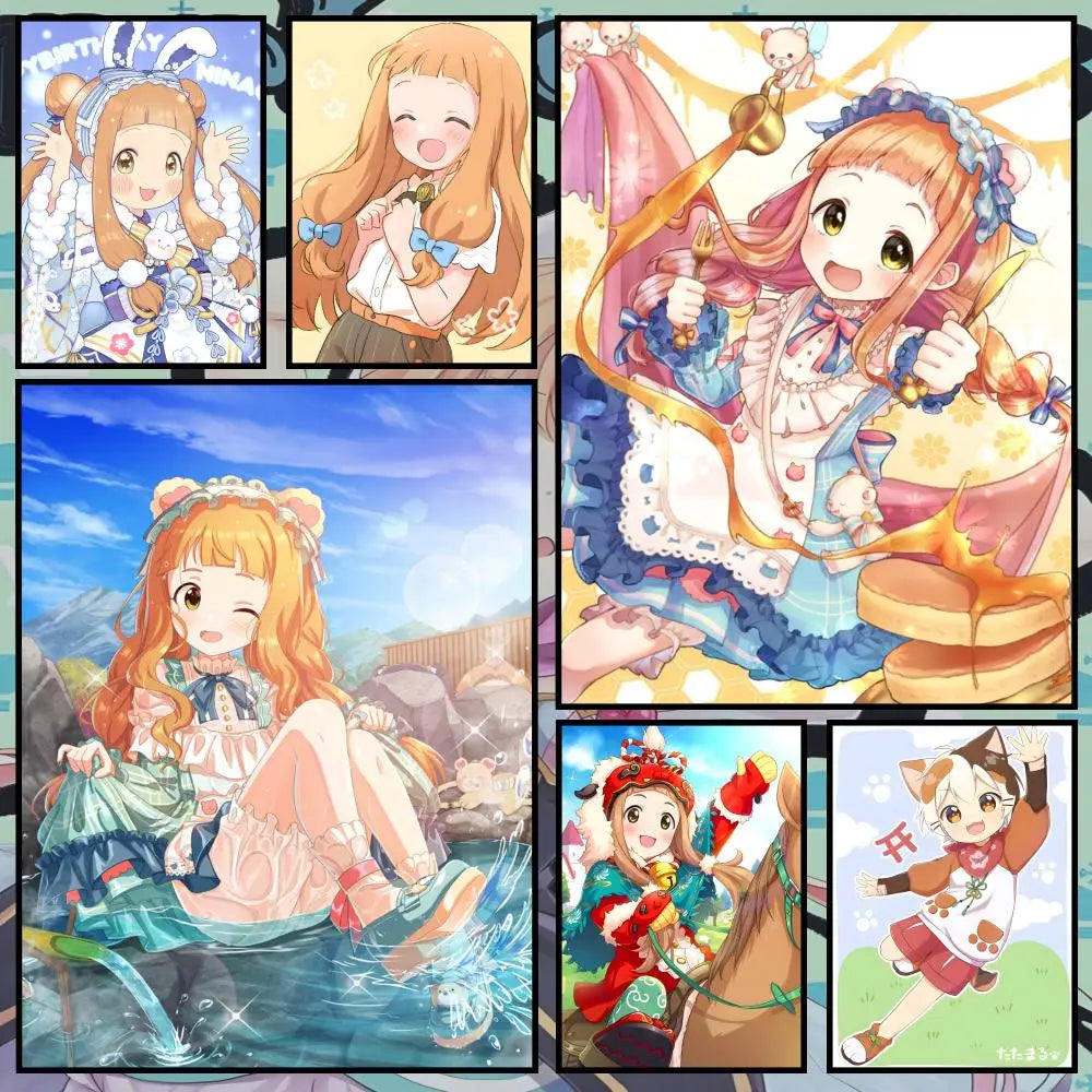 Ichihara Nina Cinderella Girls PVC Wall Poster – Peel & Stick HD Anime Wall Poster Axl