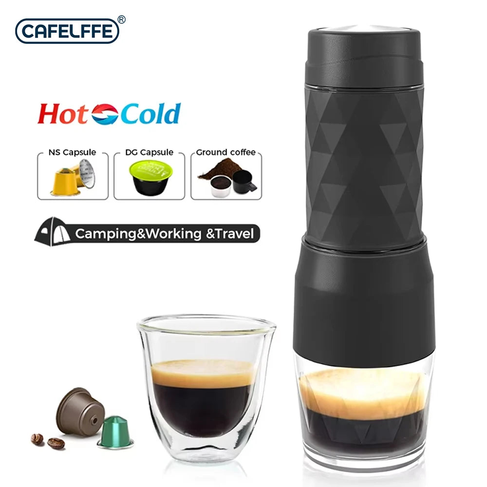 CAFELFFE MK-501 Portable 3-in-1 Manual Espresso Coffee Maker Portable Espresso Maker Axl