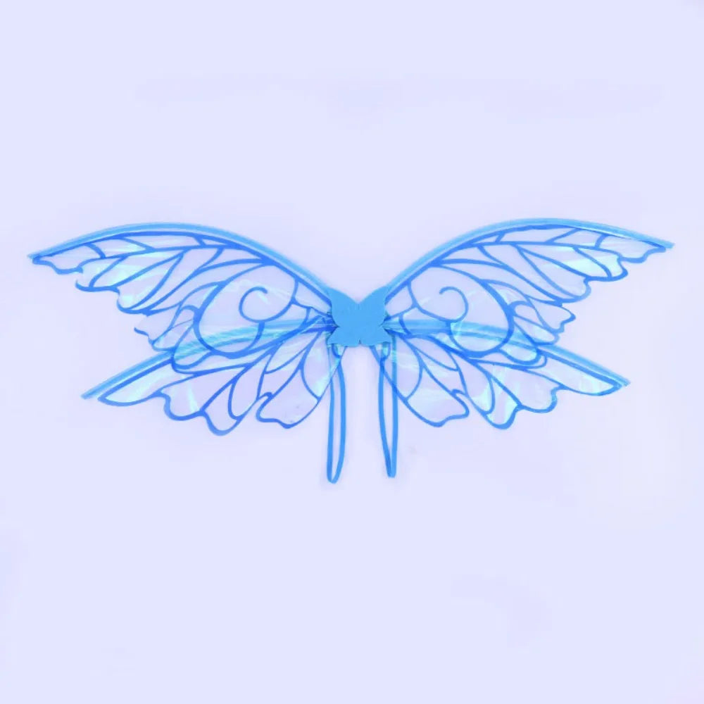 Halloween Fairy Wings Costume for Adults & Kids | Party Dress Up Fairy Wings Costume Axl Blue