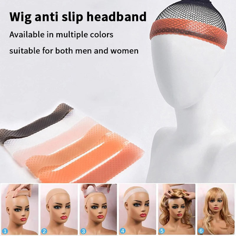 Silicone Wig Grip Band – Non-Slip Sweatproof Headband Wig Grip Headband Axl