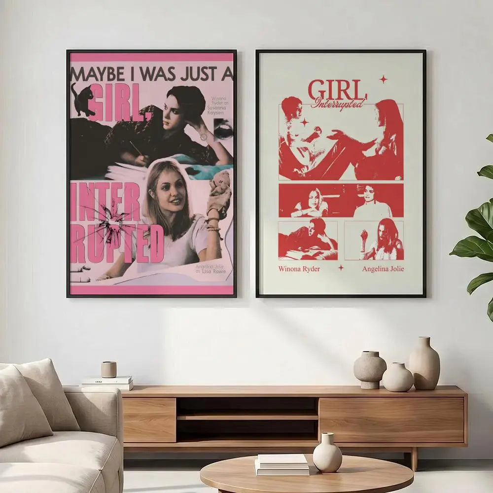 Girl Interrupted Movie Poster – HD Waterproof Wall Art Decor Movie Wall Poster Axl