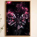 O-Odetari Waterproof PVC Wall Poster – Peel & Stick HD Art Wall Art Poster Axl White03 60X90cmNoframe