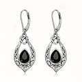 Huitan Vintage Heart Knot Drop Earrings | Cubic Zirconia Women Drop Earrings Axl E4998