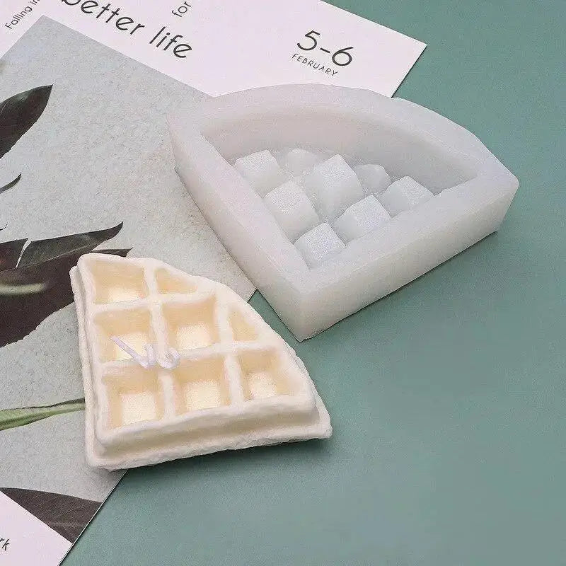 Waffle Silicone Mold – DIY Chocolate, Candy, Soap & Candle Silicone Baking Mold Axl