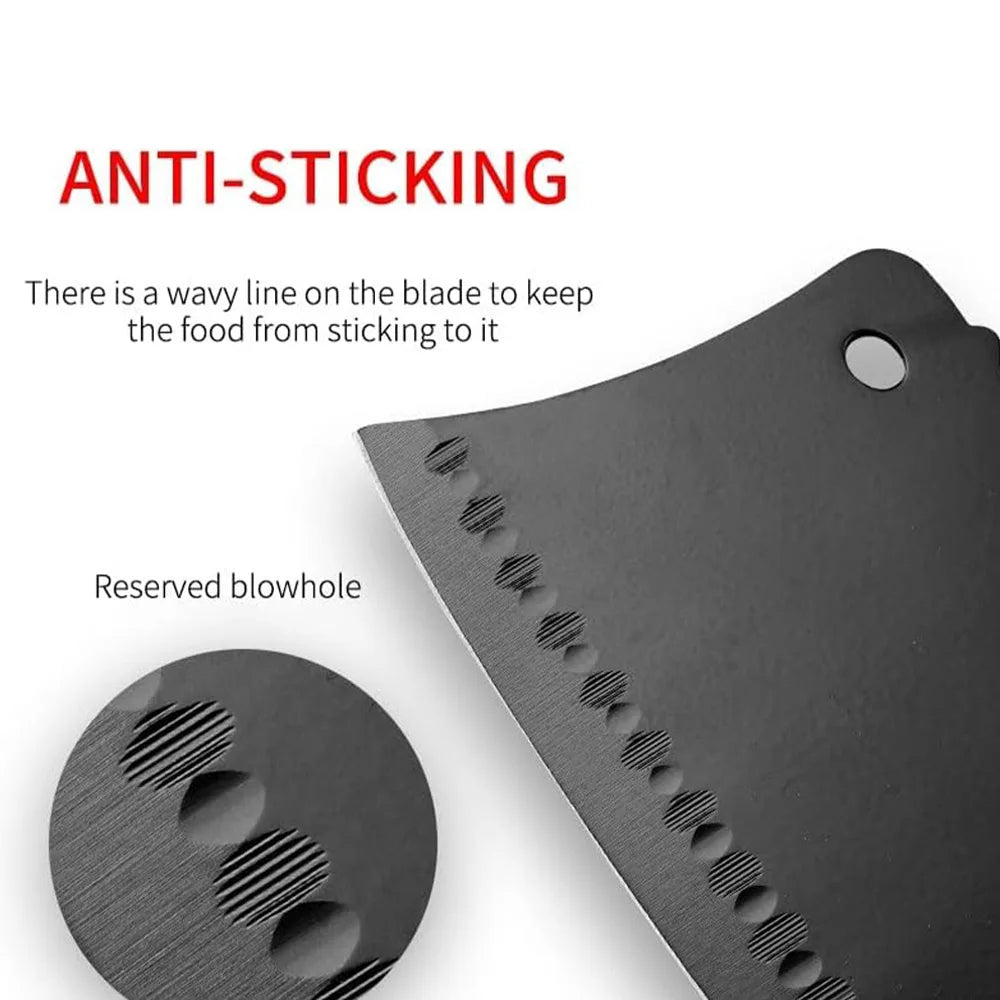 PLYS Meat Cleaver – Heavy Duty Stainless Steel Butcher Knife Meat Cleaver Knife Axl
