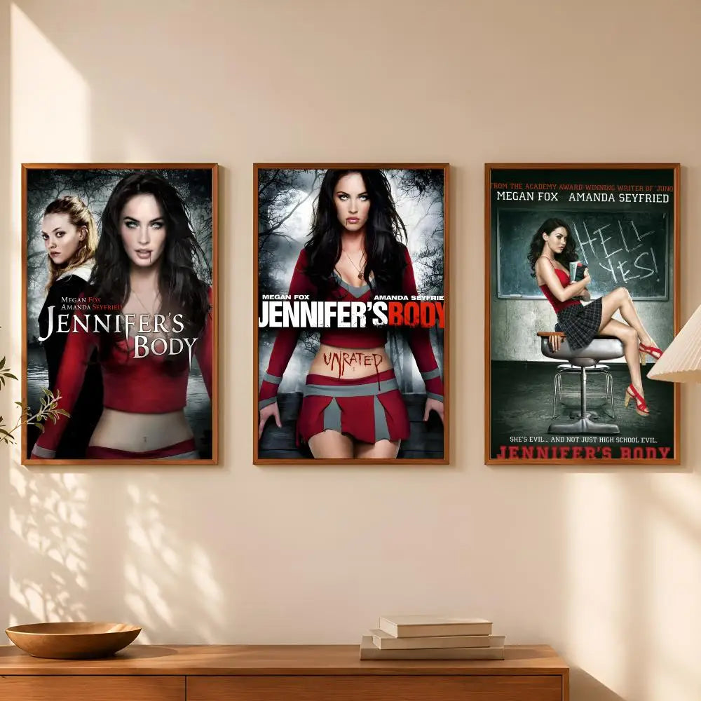 Jennifer's Body Movie Poster – Self-Stick HD PVC Wall Art Movie Wall Poster Axl