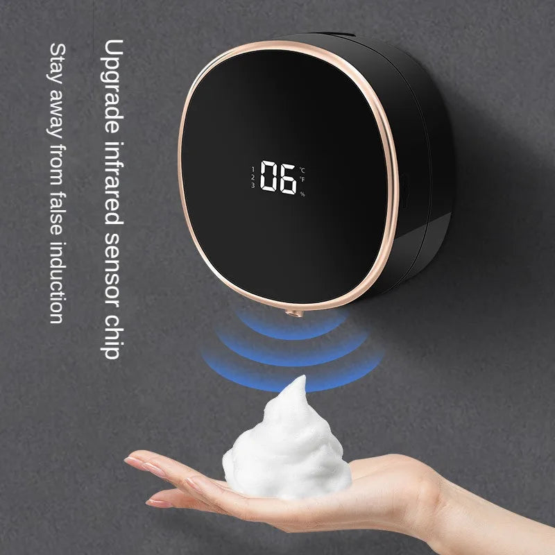BALASHOV Touchless Foam Soap Dispenser with Temperature Display Automatic Soap Dispenser Axl