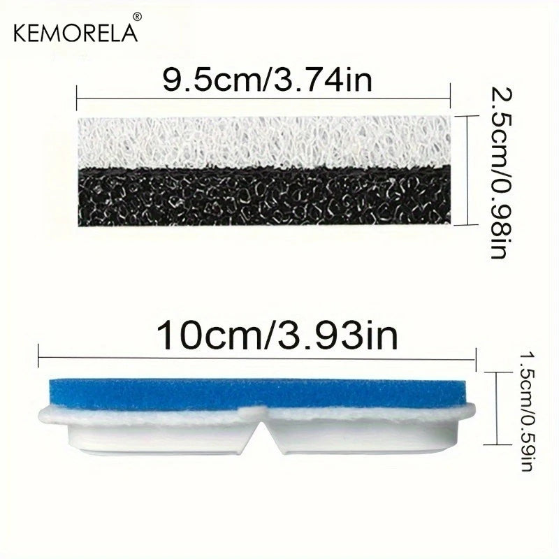 KEMORELA Cat Water Fountain Filters 6/10/16 Pack | Easy Clean Pet Fountain Filter Axl