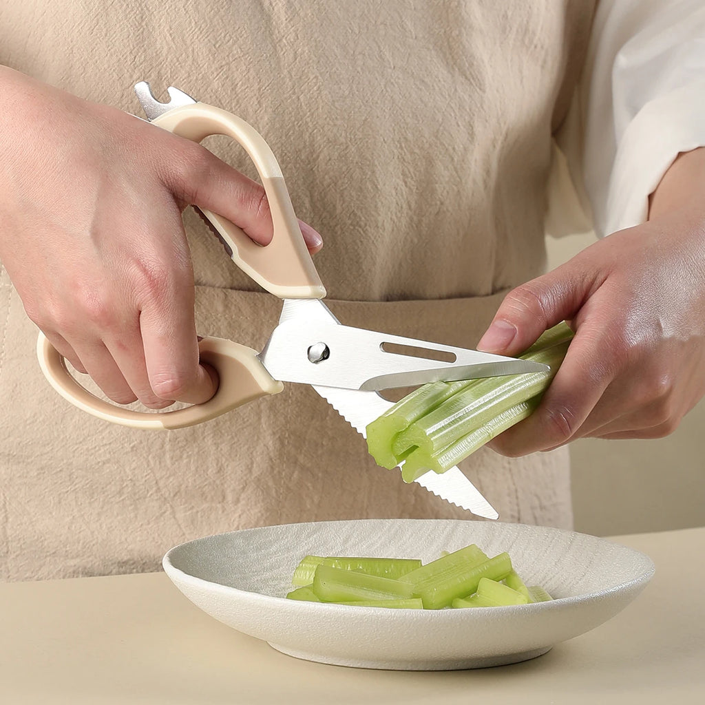 Magnetic Kitchen Scissors – Stainless Steel Multi-Function Kitchen Scissors Axl