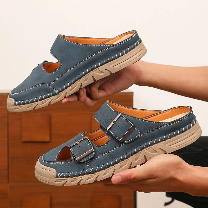 Women's Lightweight Casual Slippers – Outdoor Beach Shoes Casual Slippers Axl Blue 45