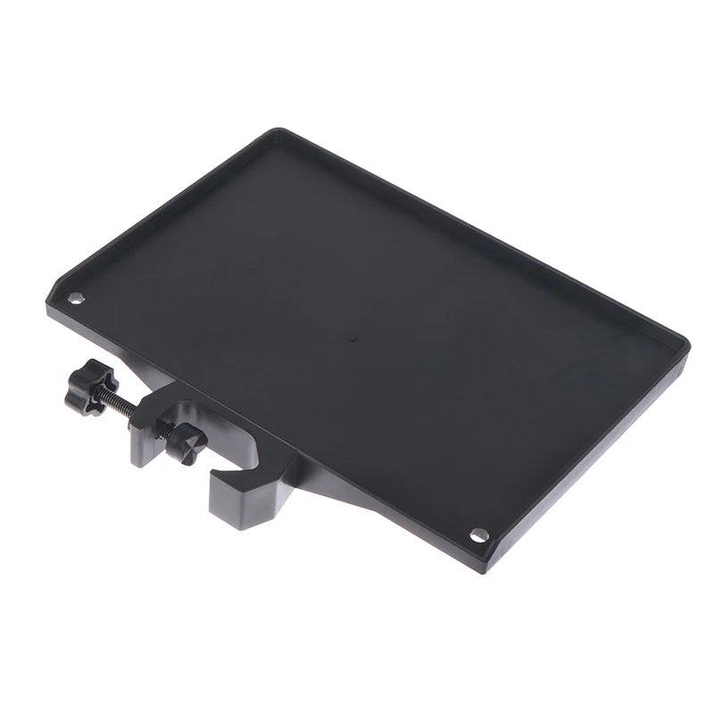 Clip-On Microphone Stand Tray with Phone Holder | 20×14 cm Microphone Stand Tray Axl