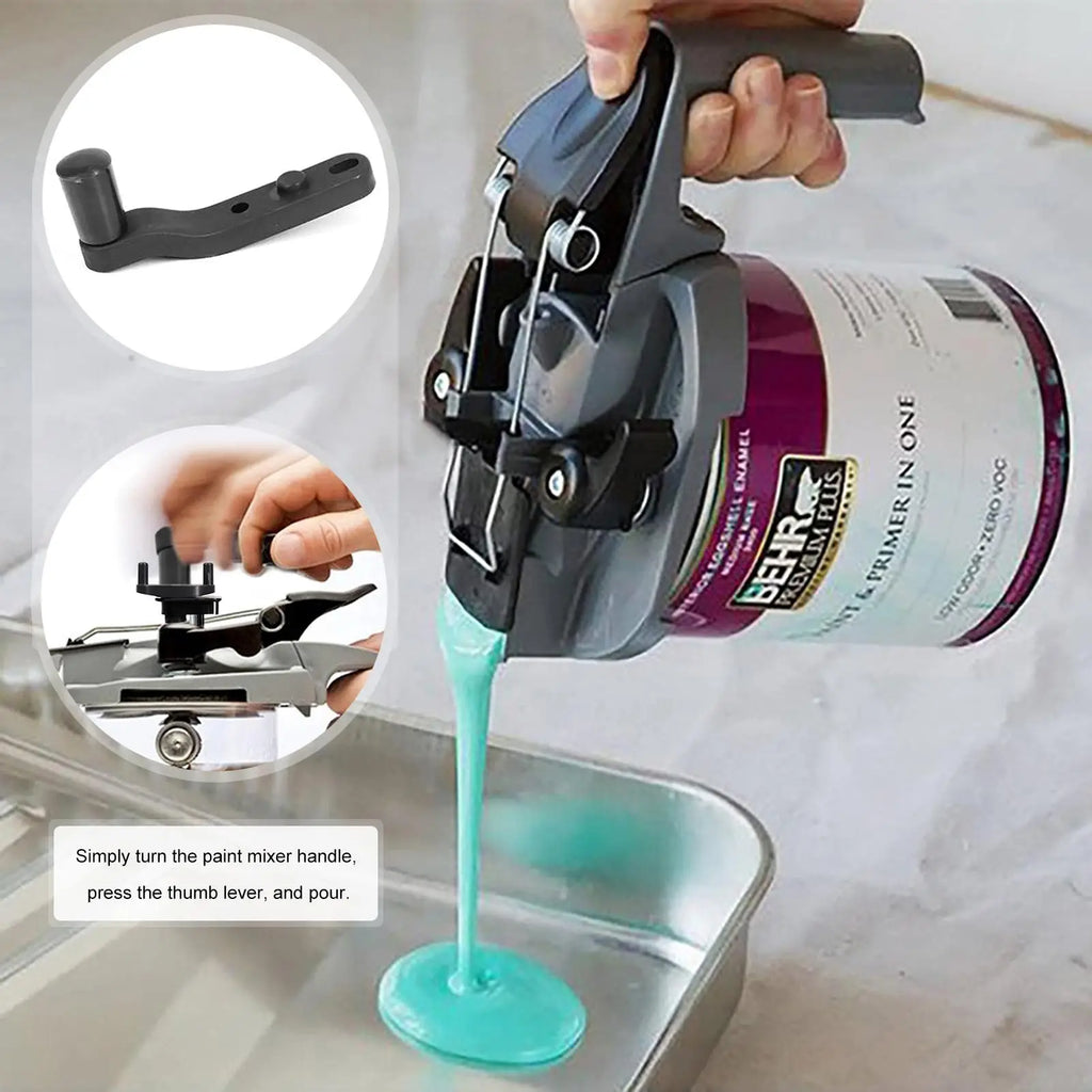 Universal Paint Can Lid – Gallon Mixer & Dispenser Tool Paint Can Lid Tool Axl