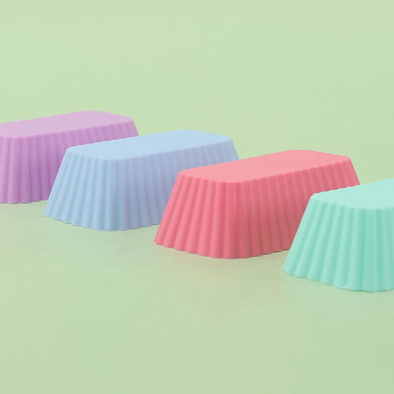 Silicone Rectangular Reusable Baking Mold – Muffin & Cake Cup Silicone Baking Mold Axl