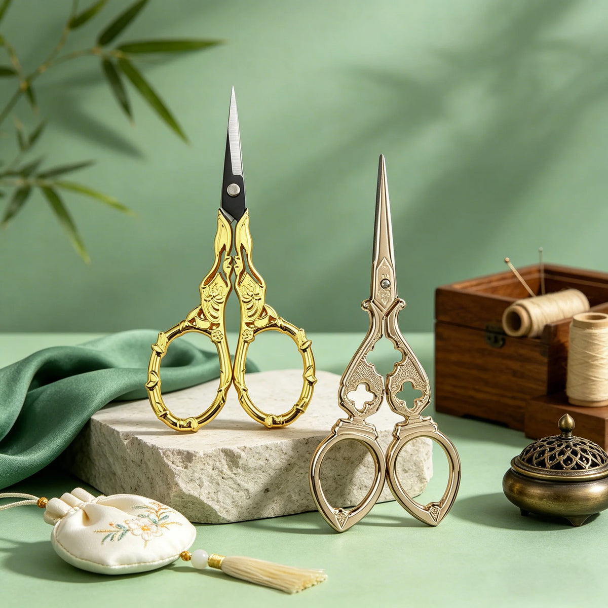 Premium Sewing Scissors – Sharp Embroidery & Fabric Craft Scissors Sewing Scissors Axl