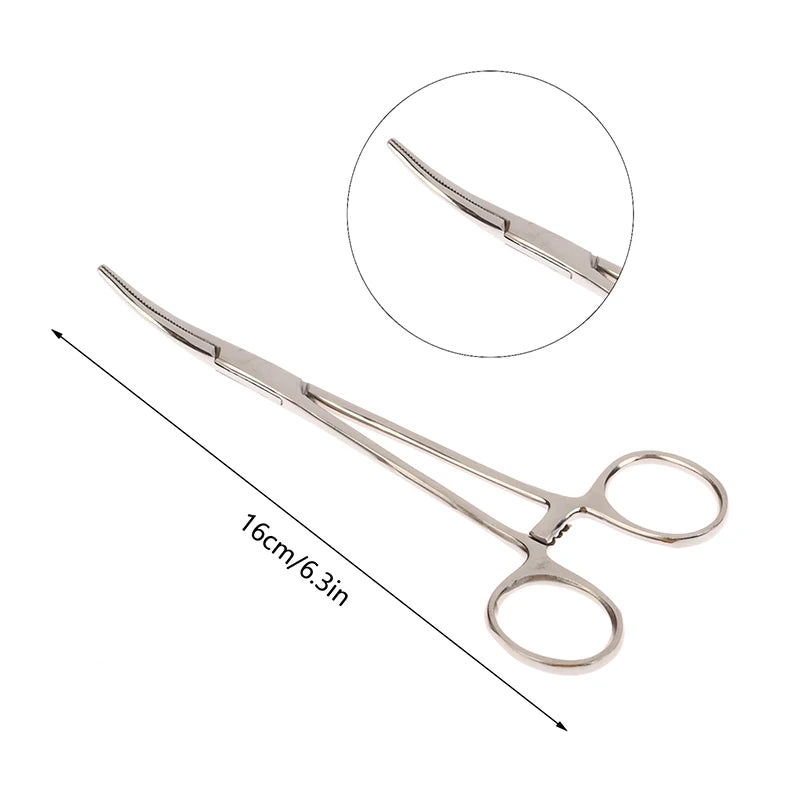 Stainless Steel Locking Hemostatic Forceps | 12.5–18cm Locking Forceps Clamp Axl 160mm Elbow