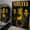 Nirvana Rock Band Wall Poster – Self-Adhesive Art Sticker Wall Art Poster Axl Black3 40X60cmNoframe