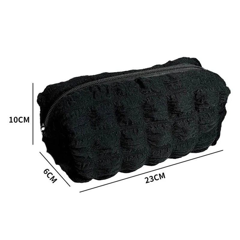 Pillow Pencil Case – Large Capacity Polyester Cosmetic Bag Pencil Case Pouch Axl