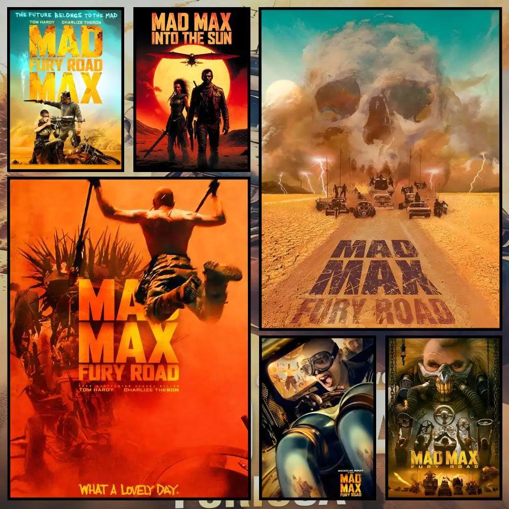Mad Max Waterproof PVC Wall Poster – Peel & Stick HD Art Wall Art Poster Axl