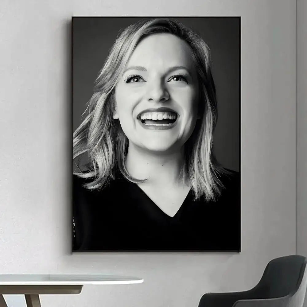 Elisabeth Moss HD Art Poster – Waterproof Sticky Wall Decor Wall Art Poster Axl