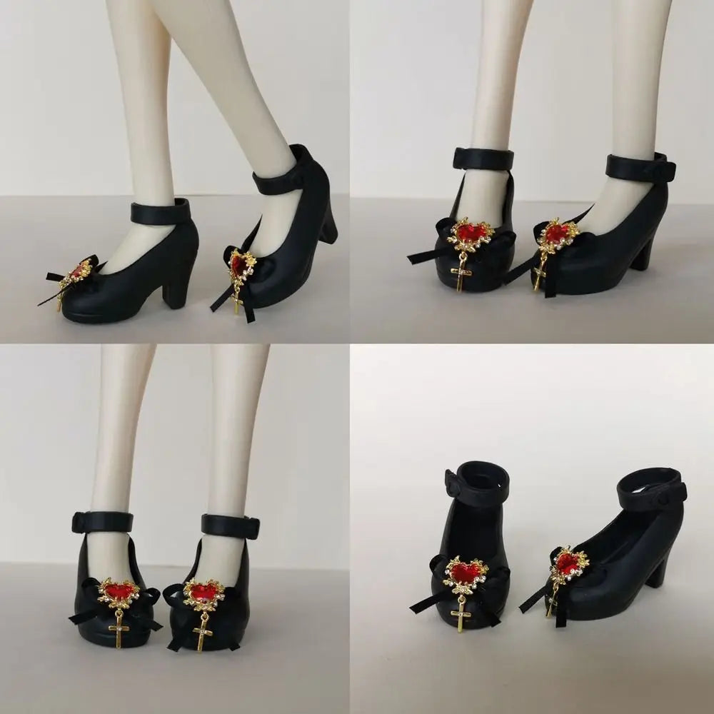 Miniature High Heel Sandals for 1/4 & 1/6 BJD Dolls – 6 Styles Doll Shoes Axl
