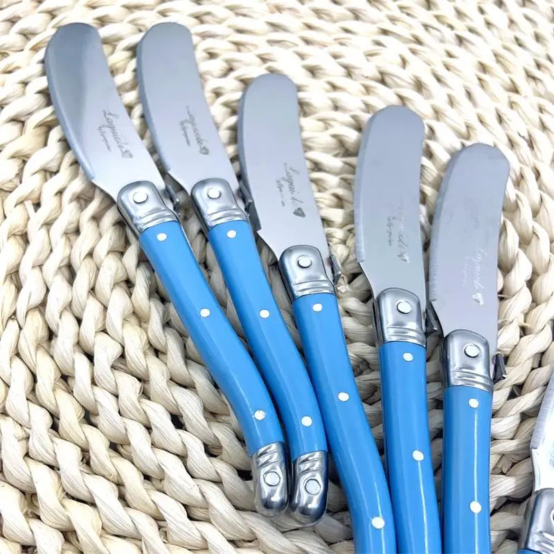 Laguiole Butter & Cheese Spreader Knife Set | Stainless Steel Cheese Spreader Set Axl