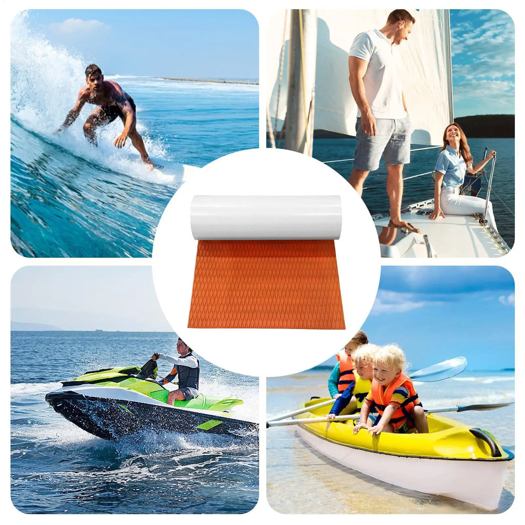 EVA Foam Surf Traction Pad – Non-Slip Self-Adhesive Deck Mat Surf Traction Pad Axl