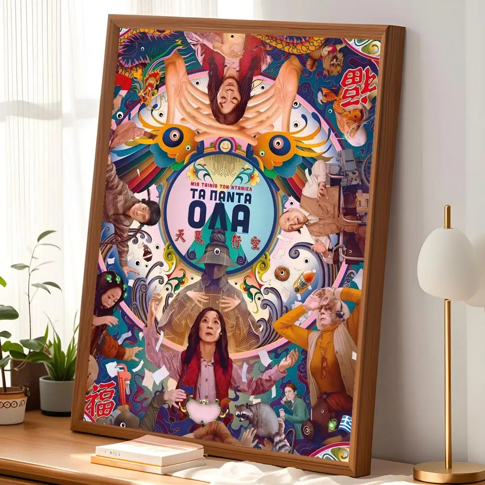 Everything Everywhere All at Once HD PVC Self-Stick Wall Poster Wall Art Poster Axl