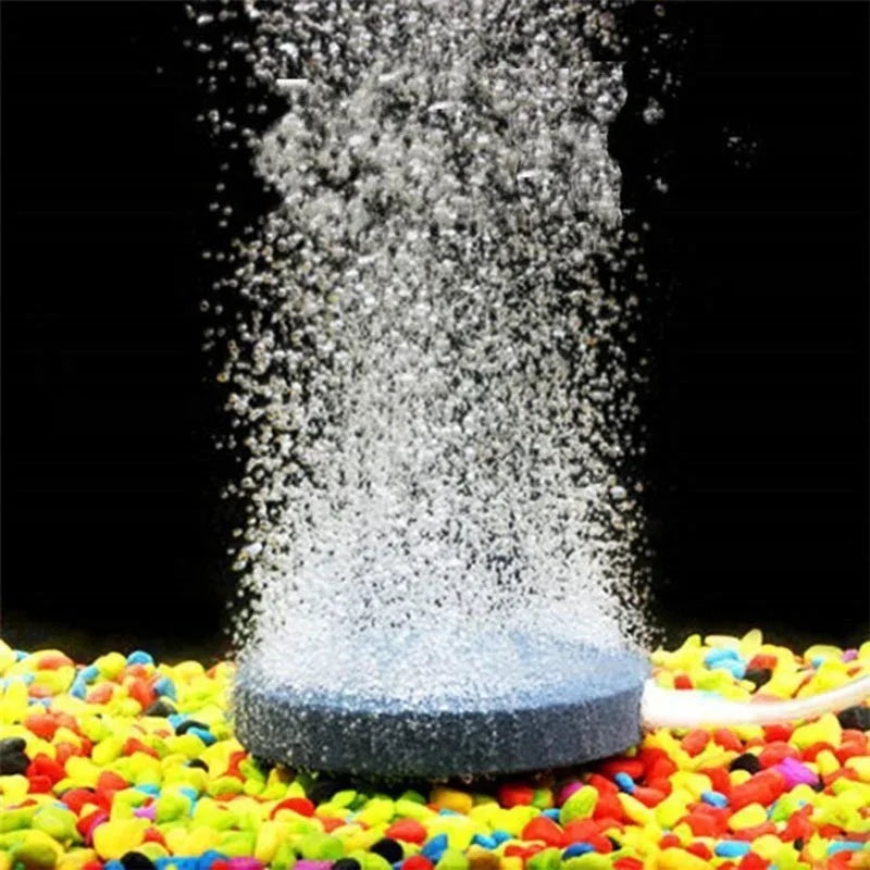Aquarium Bubble Air Stone Aerator – Fish Tank Oxygen Disc Aquarium Air Stone Axl