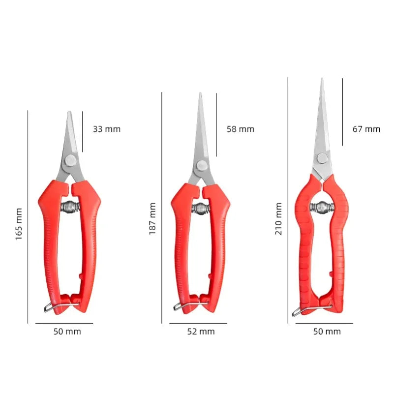 Bypass Pruning Shears – Sharp Stainless Steel Garden Scissors Bypass Pruning Shears Axl