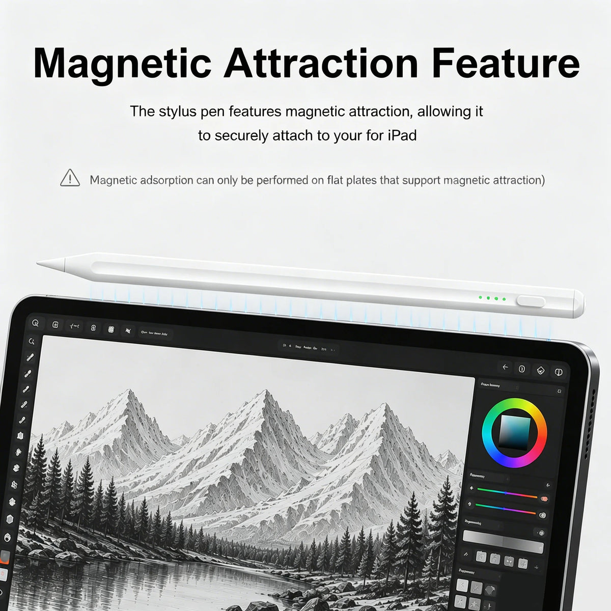 iPad Stylus Pen – Tilt, Palm Rejection & Magnetic Charging iPad Stylus Pen Axl