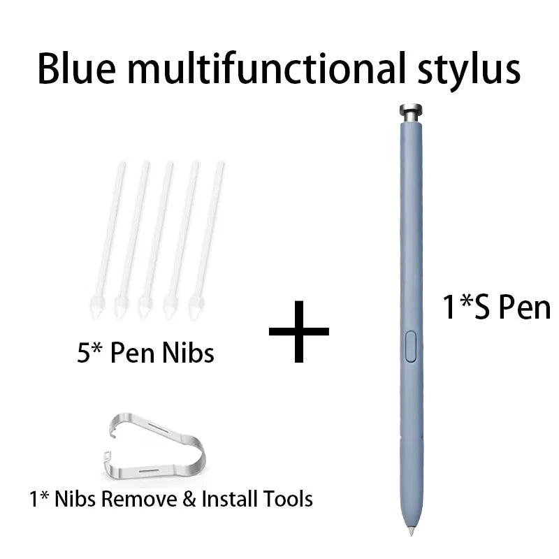 Samsung Galaxy S25 Ultra Replacement Stylus Pen + 5 Nibs Replacement Stylus Pen Axl Blue
