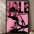 Band H-Hole Self-Stick HD PVC Wall Art Poster – Waterproof Decor Wall Art Poster Axl White03 15X20cmNoframe