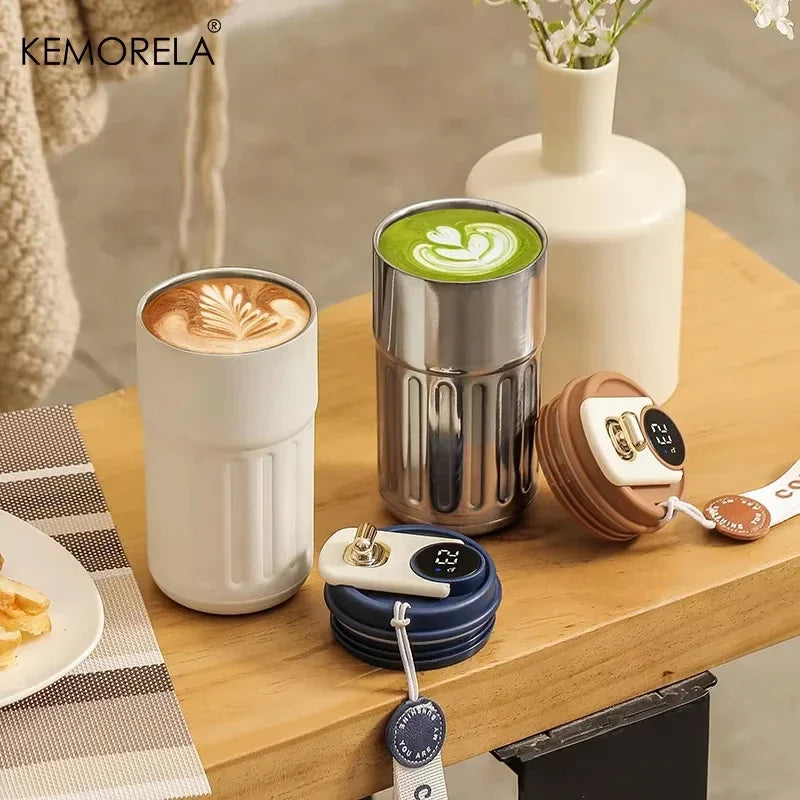 KEMORELA Smart Thermos Bottle – LED Temp Display 316 Steel Mug Smart Vacuum Thermos Axl