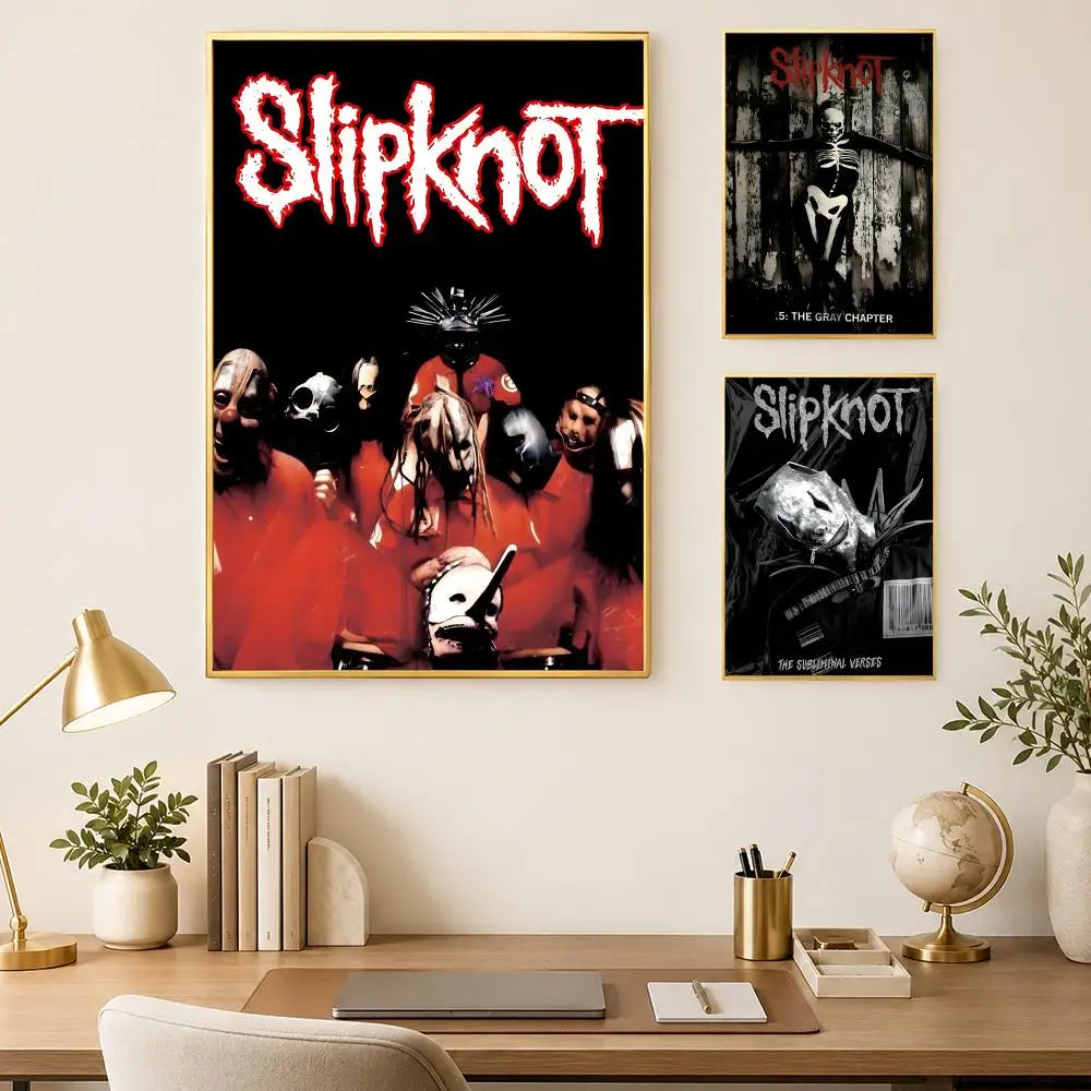Slipknot HD PVC Self-Stick Wall Art Poster – Waterproof Decor Wall Art Poster Axl