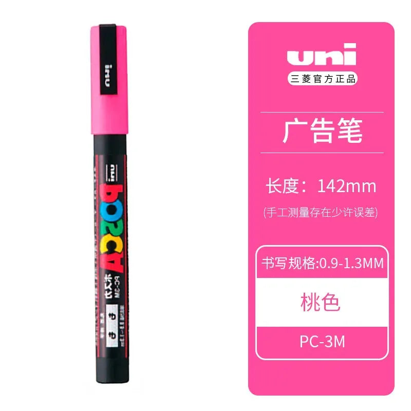 Uni POSCA Acrylic Paint Markers PC-1M 3M 5M – Multi-Colour