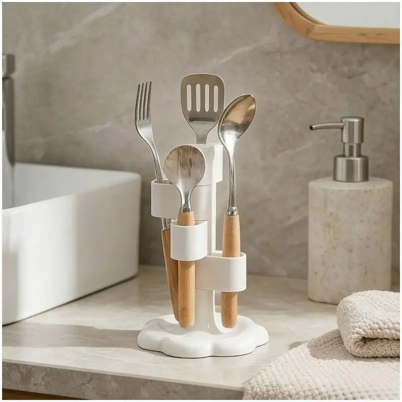 Rotatable Makeup Brush Holder – Cosmetic Organizer Stand Makeup Brush Organizer Axl