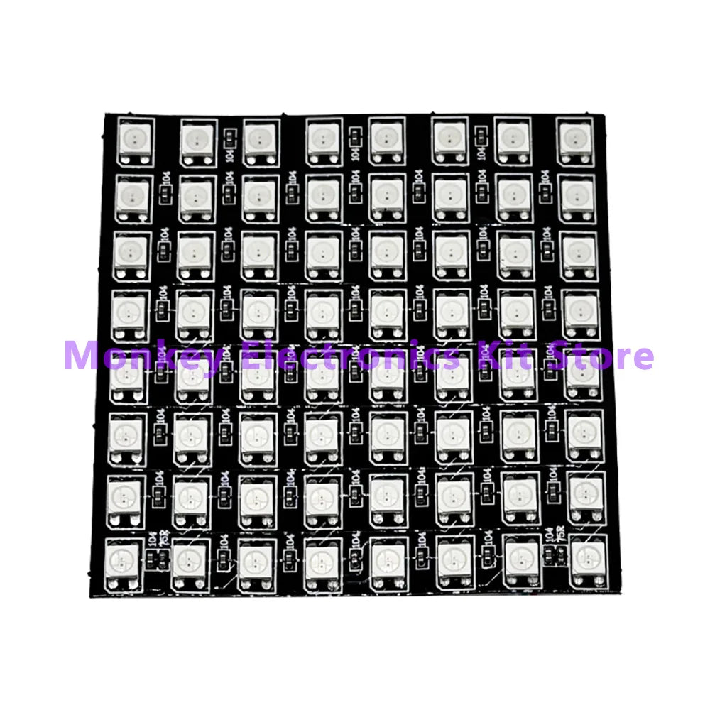 WS2812 8×8 RGB LED Matrix Module – 64 Pixel 5050 Color Display LED Matrix Module Axl
