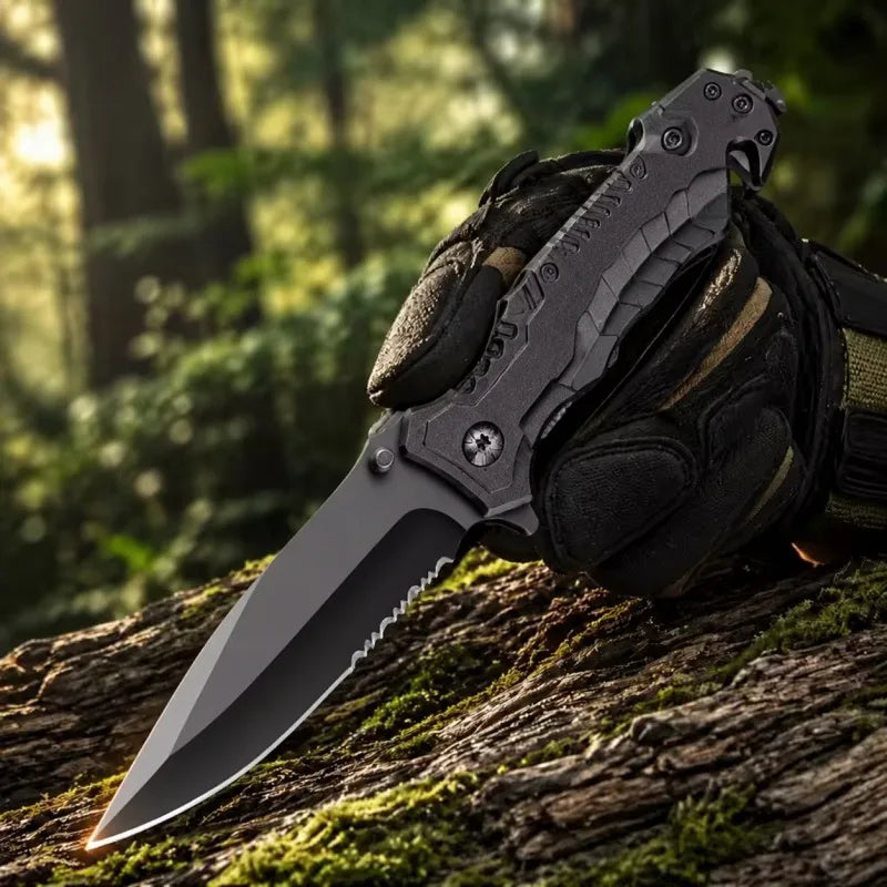 Multifunctional Folding Knife – Camping & Hiking Blade Folding Camping Knife Axl