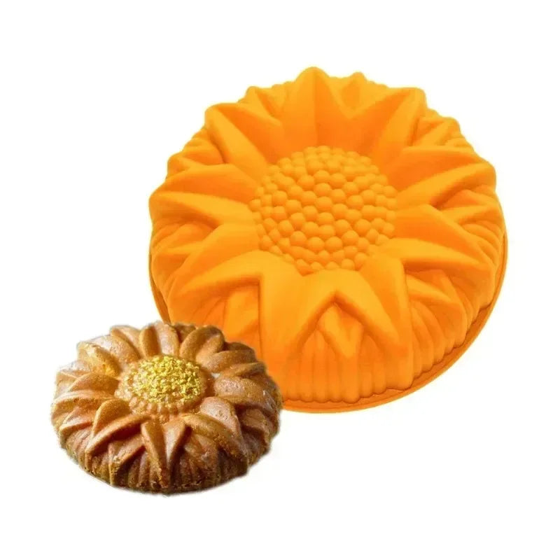 Sunflower Silicone Cake Mold – Large 26cm DIY Baking Mould Silicone Cake Mold Axl