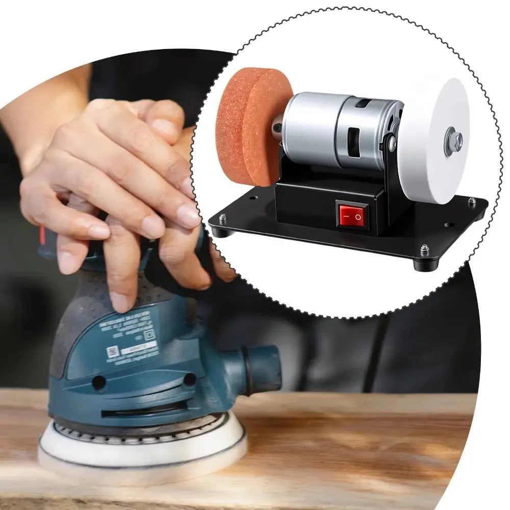 Mini Electric Bench Grinder – Dual Wheel Desktop Grinder Bench Grinder Axl