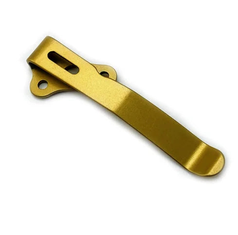 Titanium Pocket Clip for Demko AD20 & AD20.5 Folding Knives Knife Pocket Clip Axl Golden China Mainland