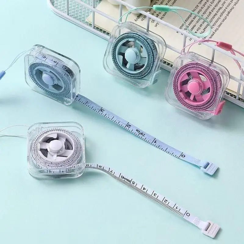 Soft Tape Measure 2M Retractable Mini Square Case – Colorful Soft Tape Measure Axl