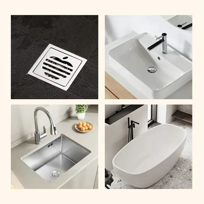 Bear 2-in-1 Floor Drain Cover – Odor Proof Silicone Mat Floor Drain Cover Axl