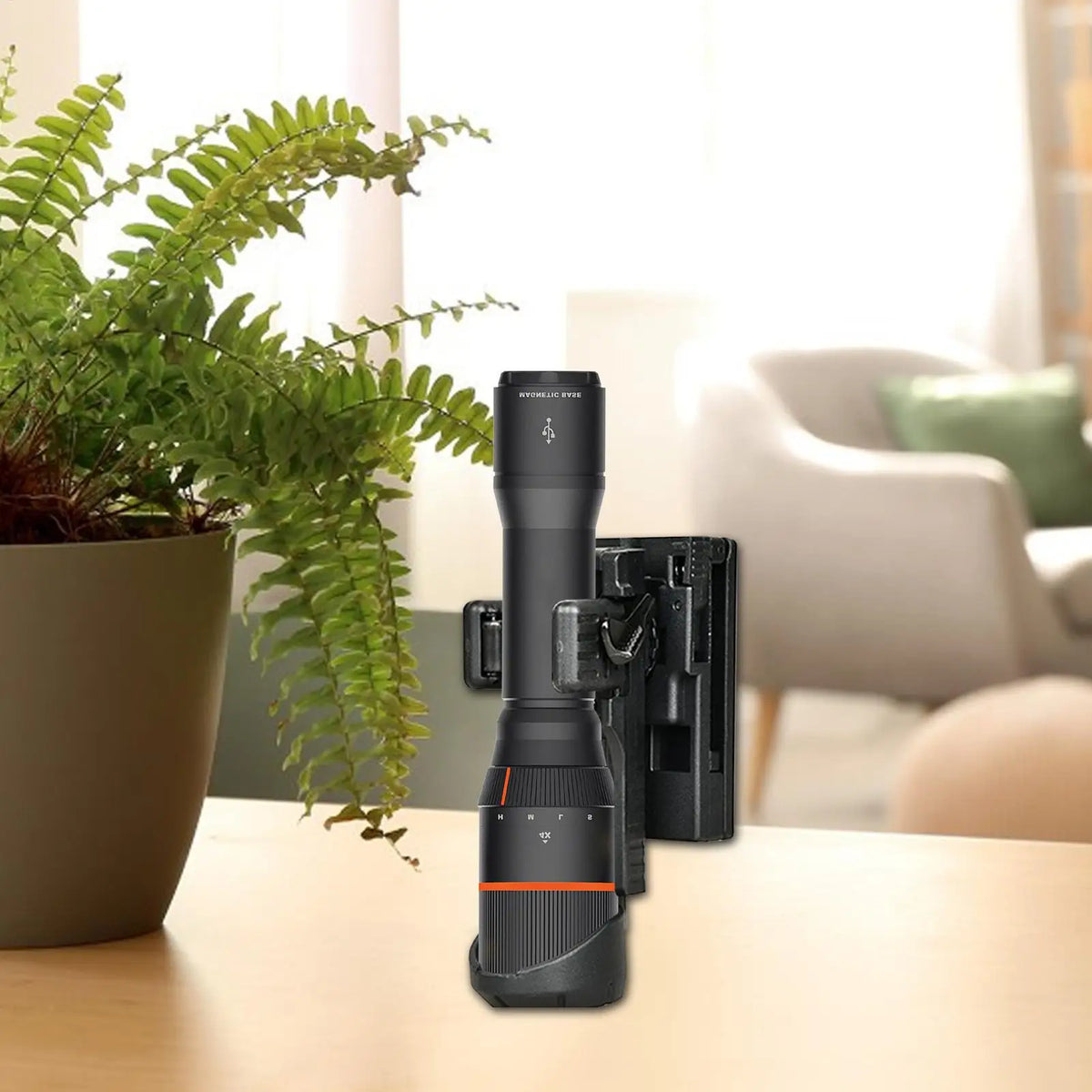 Quick-Release Flashlight Belt Holster | Duty Belt Mount Flashlight Belt Holster Axl