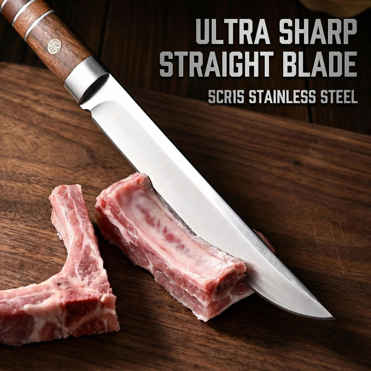 Bone-Cutting Knife Set with Sheath – M390 Stainless Steel Blades Boning Knife Set Axl