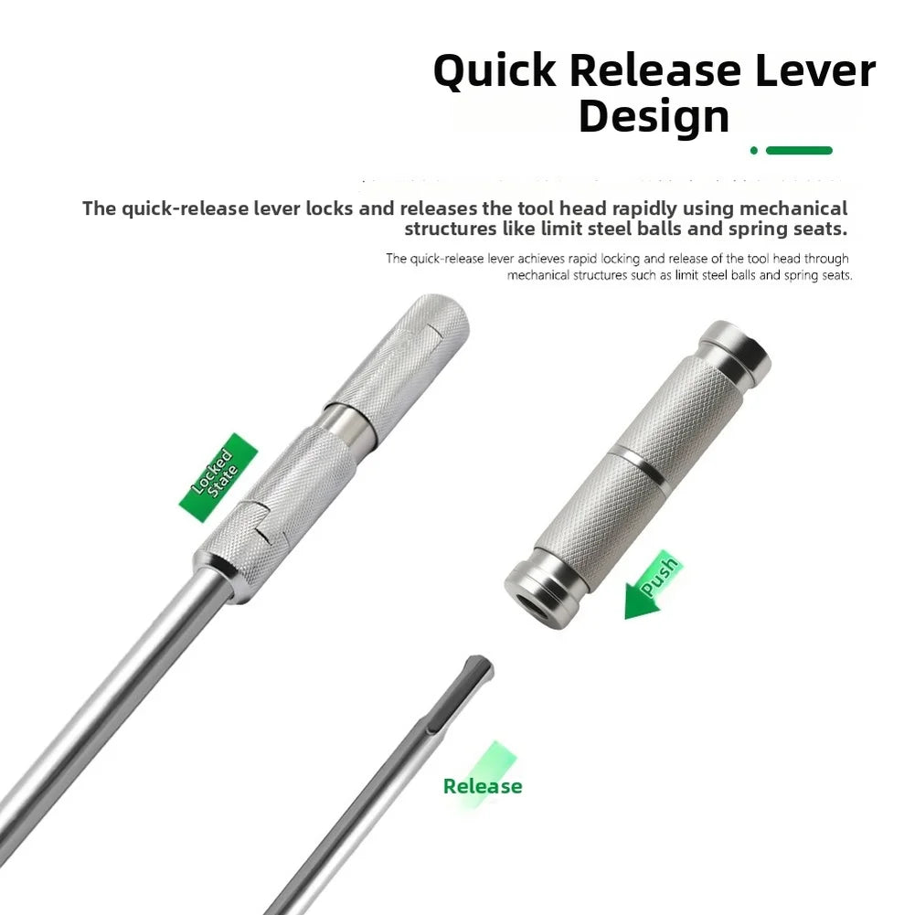 SDS Max Quick-Release Extension Rod for Rotary Hammer Drill Drill Extension Adapter Axl