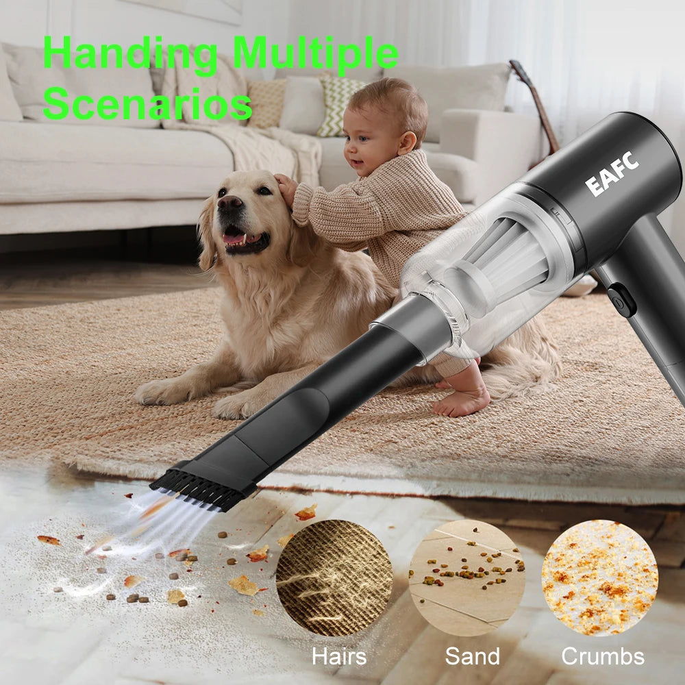 BALASHOV 2-in-1 Wireless Car & Home Vacuum | HEPA Filter Handheld Vacuum Cleaner Axl