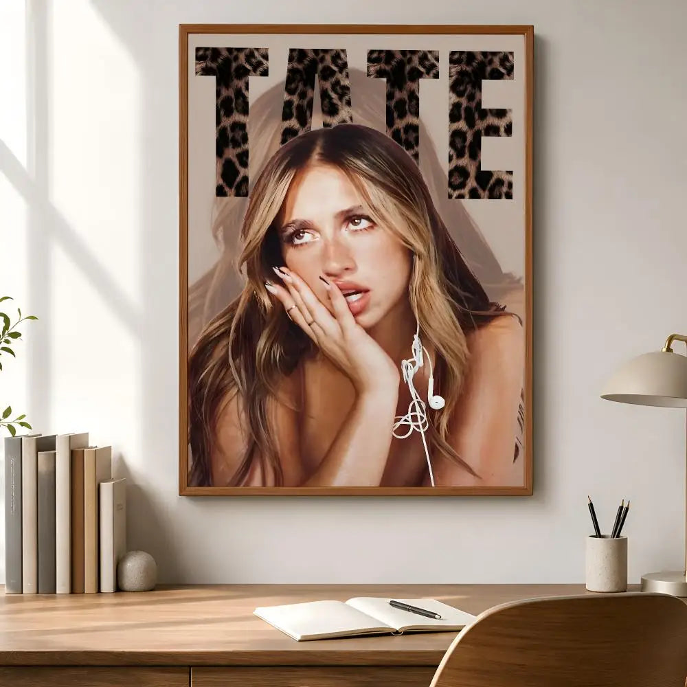 Tate McRae Poster – HD Waterproof PVC Wall Stickers & Décor Wall Poster Sticker Axl