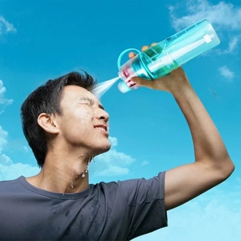 600ml Spray Water Bottle – BPA-Free Mist Sports Bottle Spray Water Bottle Axl